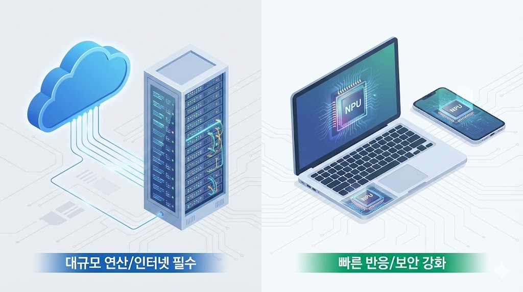 클라우드 AI, 온디바이스 AI