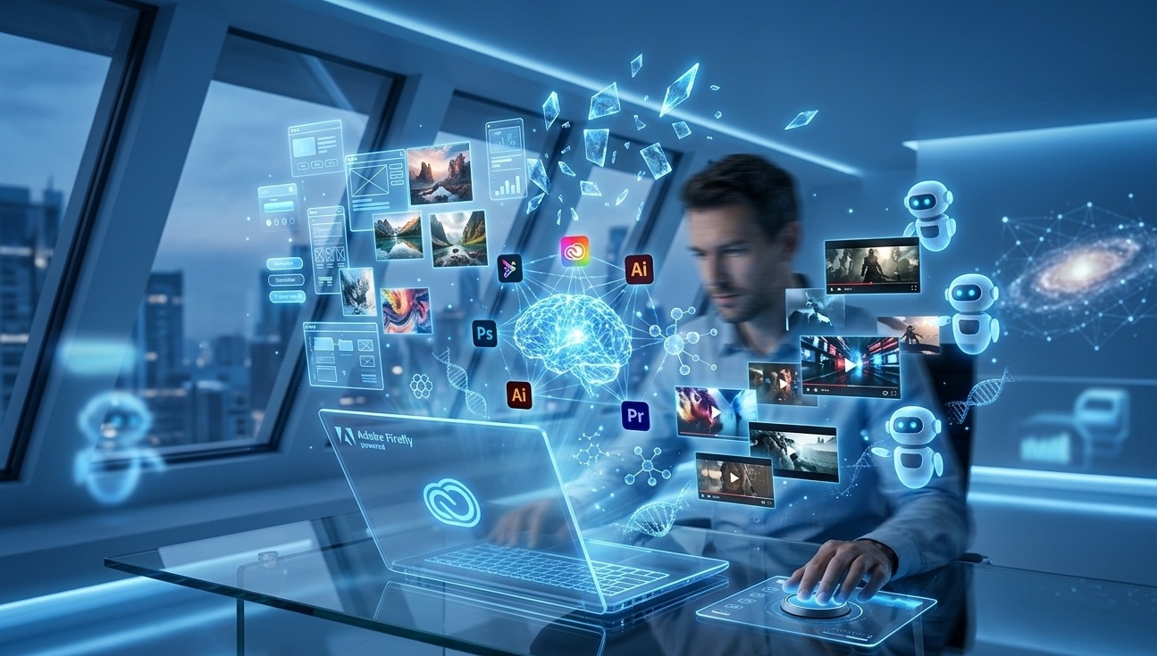 Adobe Firefly와 Creative Cloud AI 활용