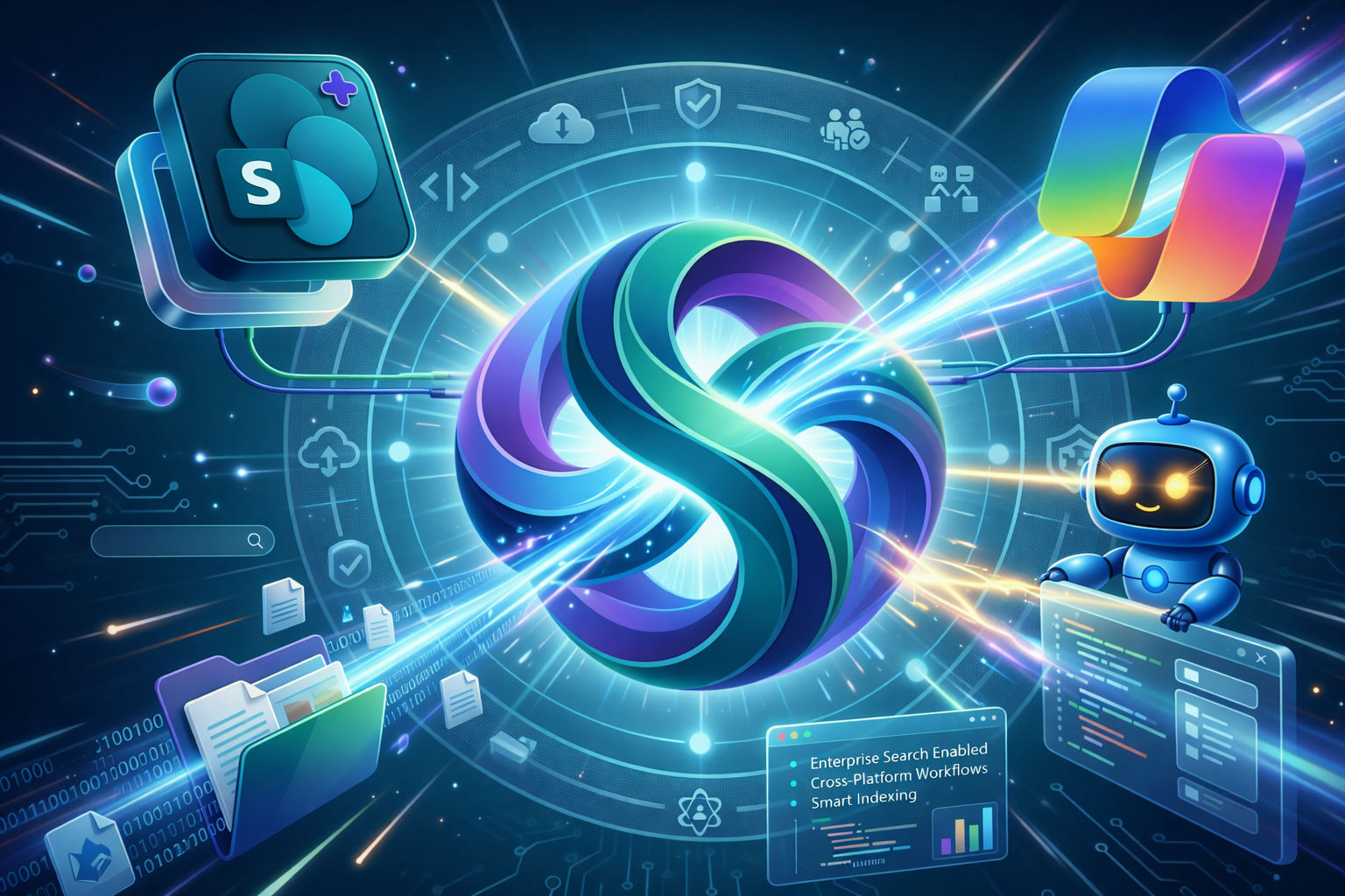 integration of SharePoint and AI Copilot improving enterprise document management and workflow